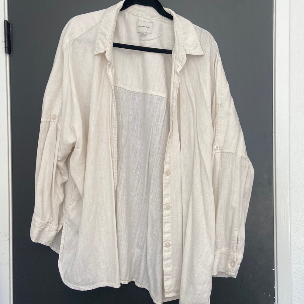 Beach button up